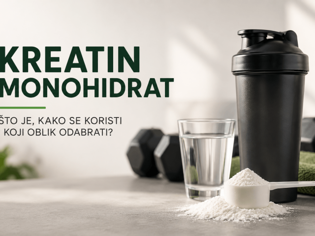 Kreatin monohidrat – što je, kako se koristi i koji oblik odabrati?
