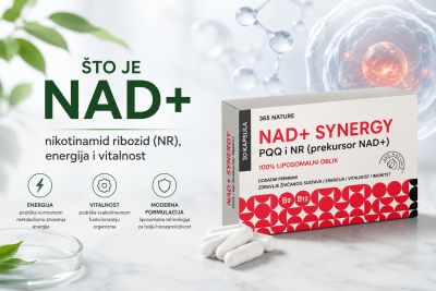 Što je NAD+ i zašto je postao jedan od najpopularnijih dodataka prehrani za energiju i vitalnost?