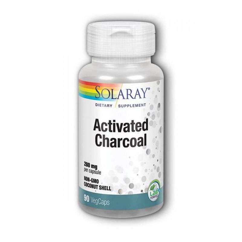 Activated Charcoal Aktivni ugljen 90 kapsula Solaray Cijena