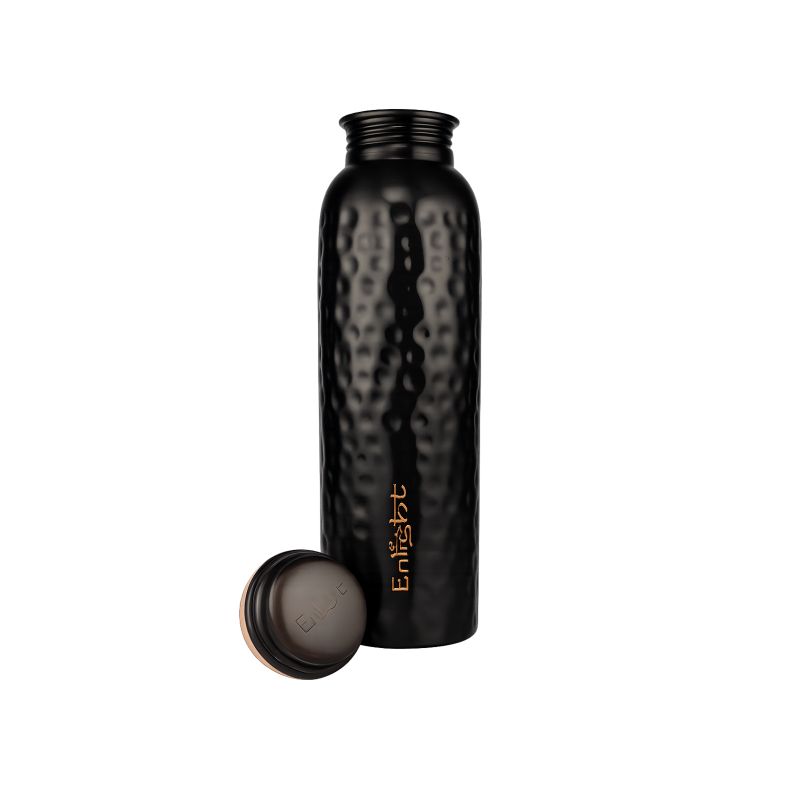 Bakrena boca Enlight Antique Drops 500 ml od čistog bakra s antiknom crnom patinom