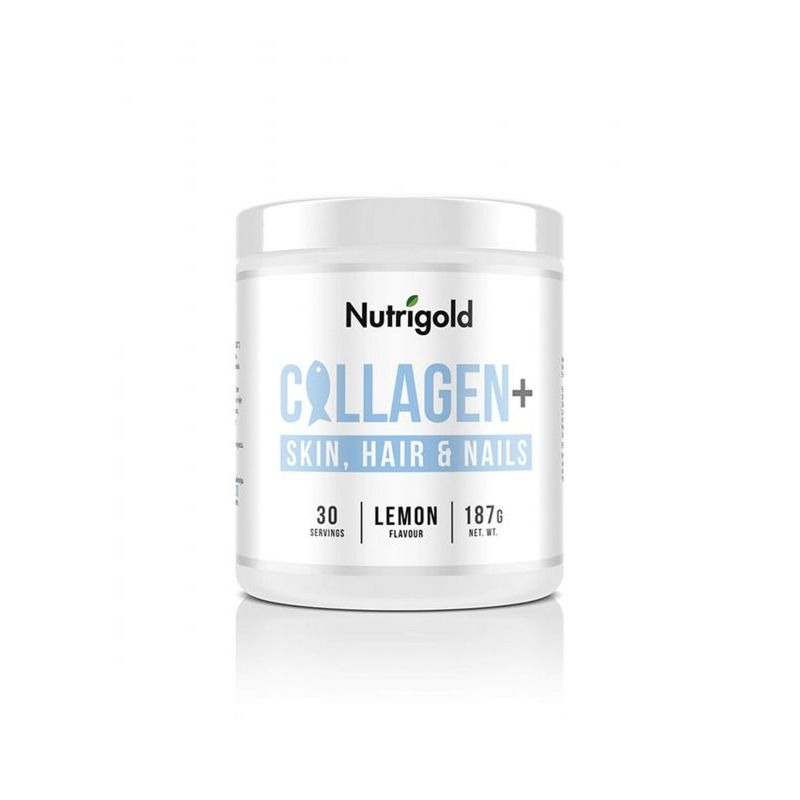 Collagen+ Skin,Hair and Nails - Za kožu, kosu i nokte - Limun 187g Nutrigold Cijena