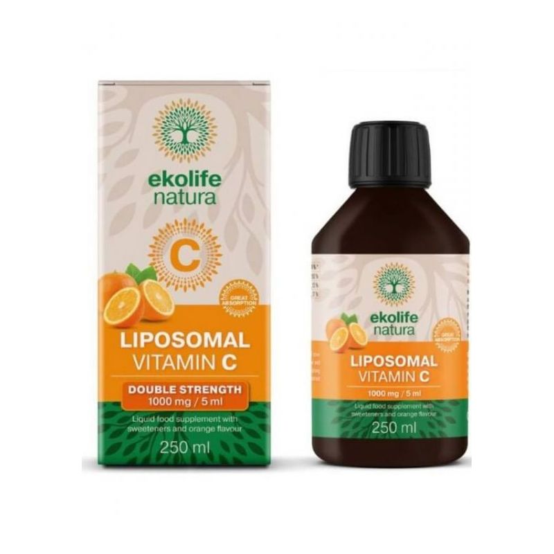 Liposomalni Vitamin C STRONG naranča 250 ml Ekolife Natura Cijena