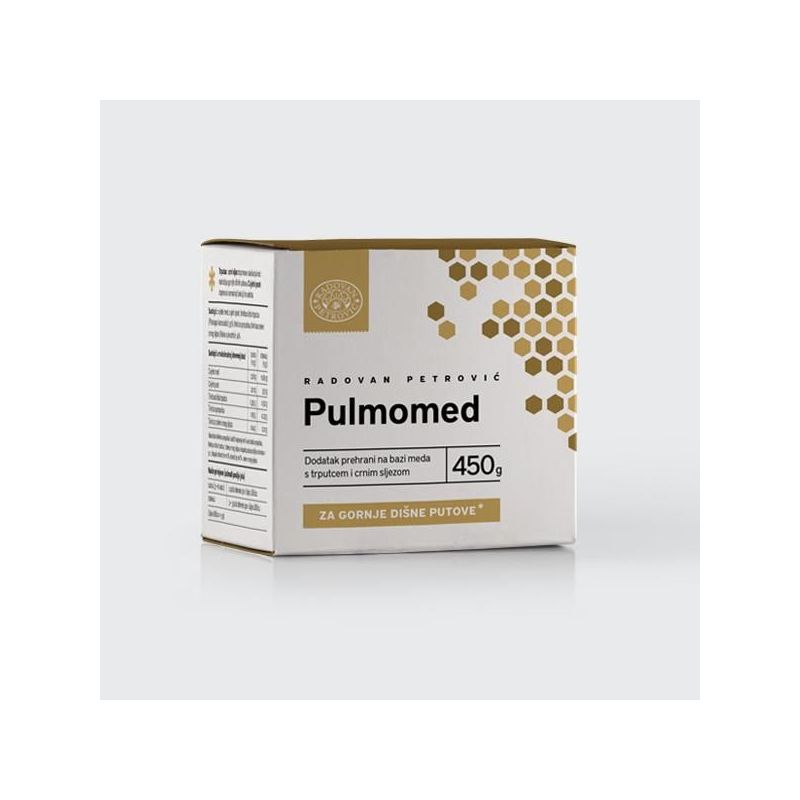 Pulmomed – Med s trpucem i crnim sljezom za gornje dišne putove 450g Cijena