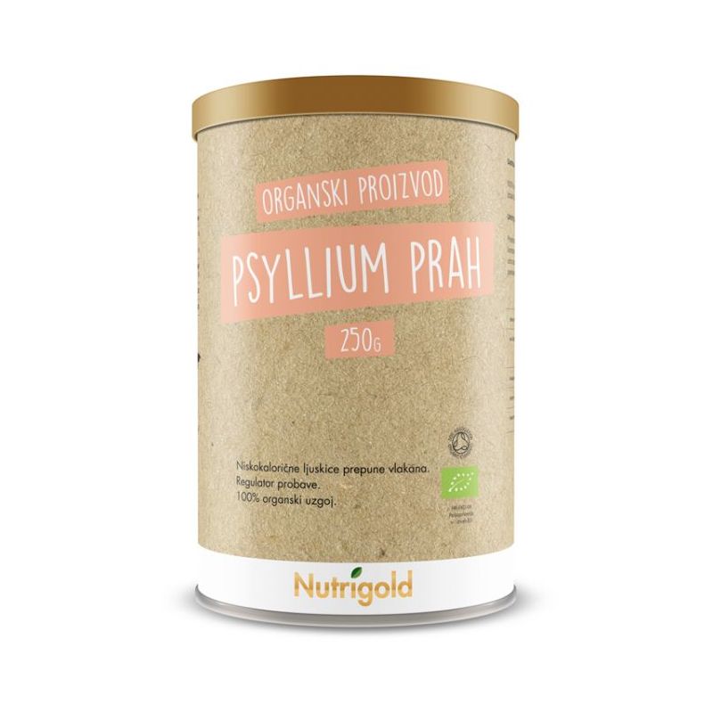 PSYLLIUM PRAH (PSILIUM) BIO 250 g Nutrigold Cijena