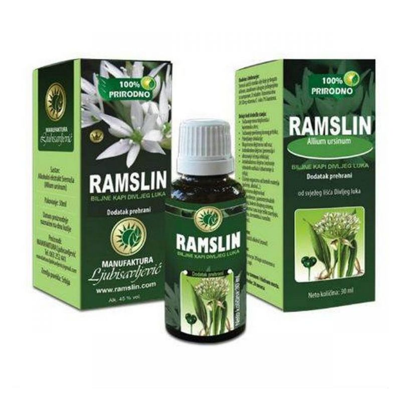 Ramslin - biljne kapi divljeg luka 100 ml Cijena