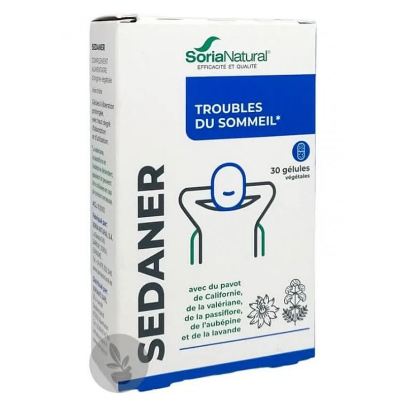 Sedaner Soria Natural kapsule za opu&scaron;tanje i miran san, 30 kapsula