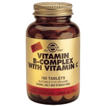 B kompleks s vitaminom C 100 tbl Solgar