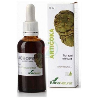 Artičoka kapi, bezalkoholni ekstrakt 50 ml Soria Natural