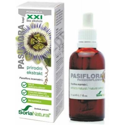 Pasiflora bezalkoholni ekstrakt 50 ml Soria Natural