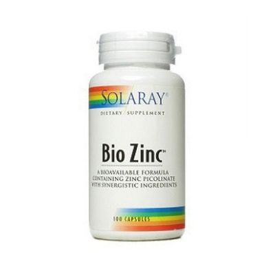 Zinc Bio 100 caps Solaray