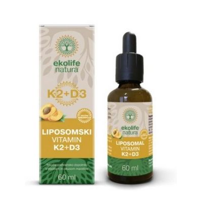 Liposomalni vitamin K2+D3 60 ml Ekolife Natura