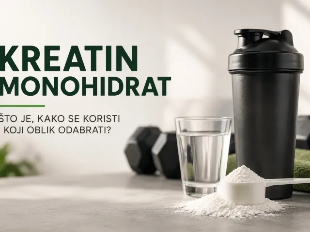 Kreatin monohidrat – što je, kako se koristi i koji oblik odabrati?