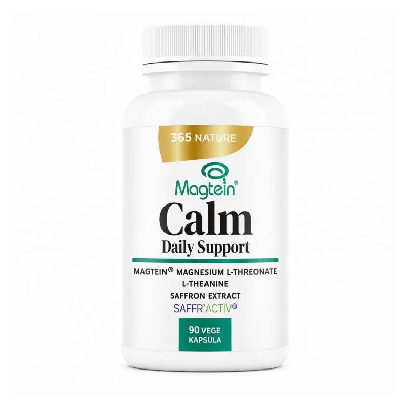 365 Nature Magtein Calm &ndash; magnezij L-treonat s L-teaninom i ekstraktom &scaron;afrana