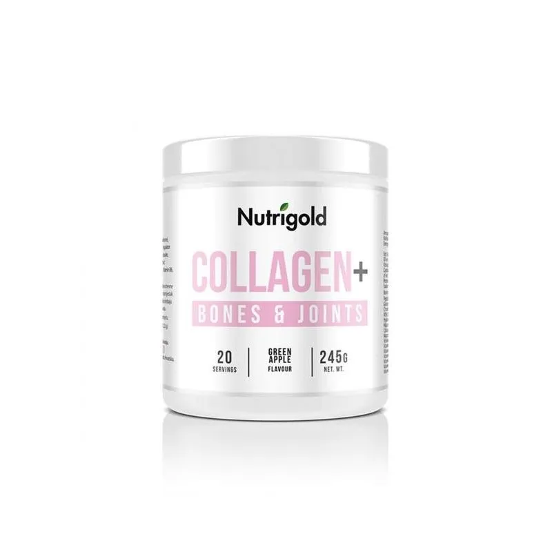 Collagen+ Bones and Joints - Za zdravlje kostiju Zelena jabuka 245g Nutrigold