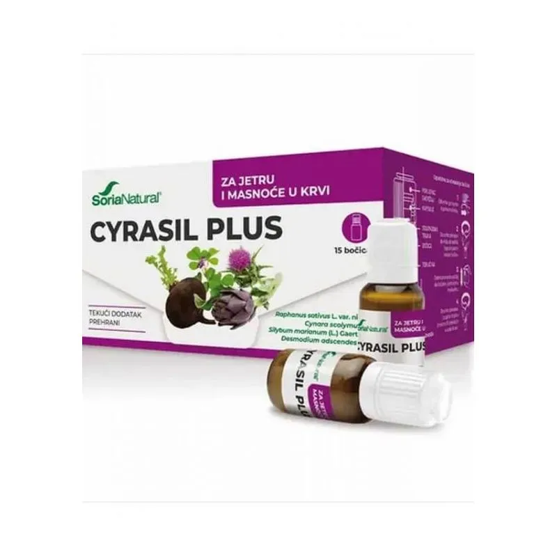 Cyrasil plus kombinacija ljekovitog bilja, cinka i lecitina Soria Natural