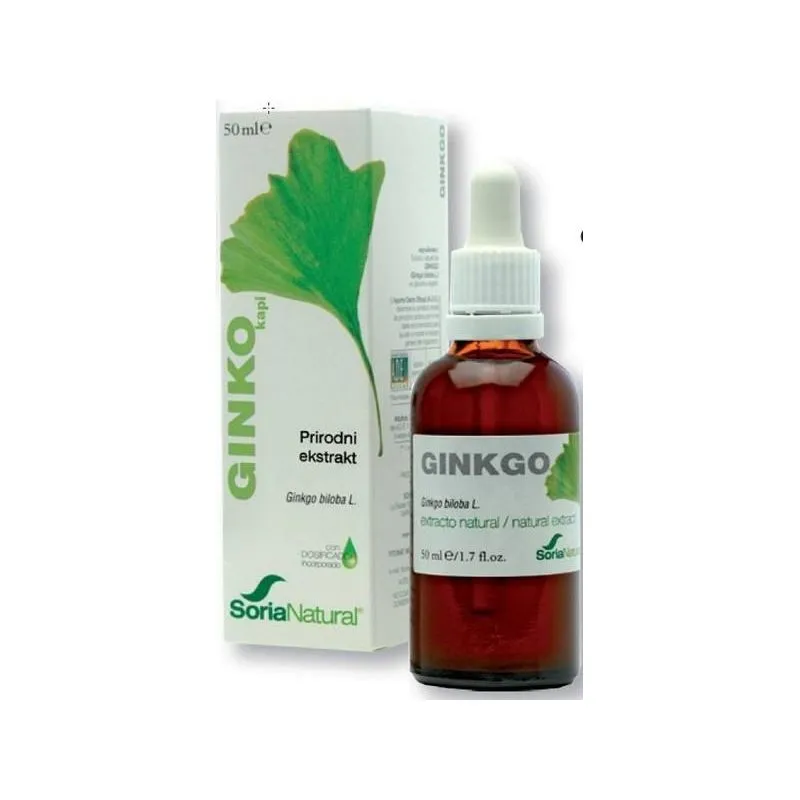 GINKO KAPI EKSTRAKT LISTOVA 50ML SORIA NATURAL