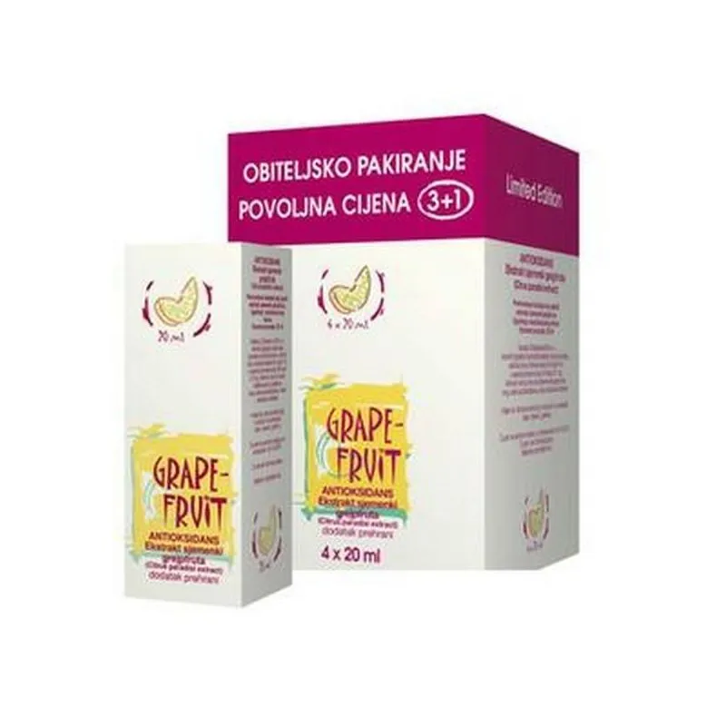 GREJPFRUT (GRAPEFRUIT) KAPI OBITELJSKO PAKIRANJE 3+1 gratis