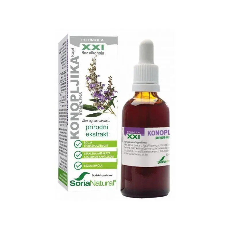 Konopljika kompleks ekstrakt 50 ml Soria Natural