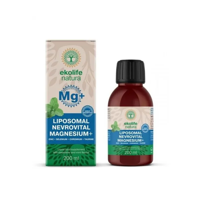 Liposomalni Magnezij Neurovital+ 200 ml Ekolife Natura