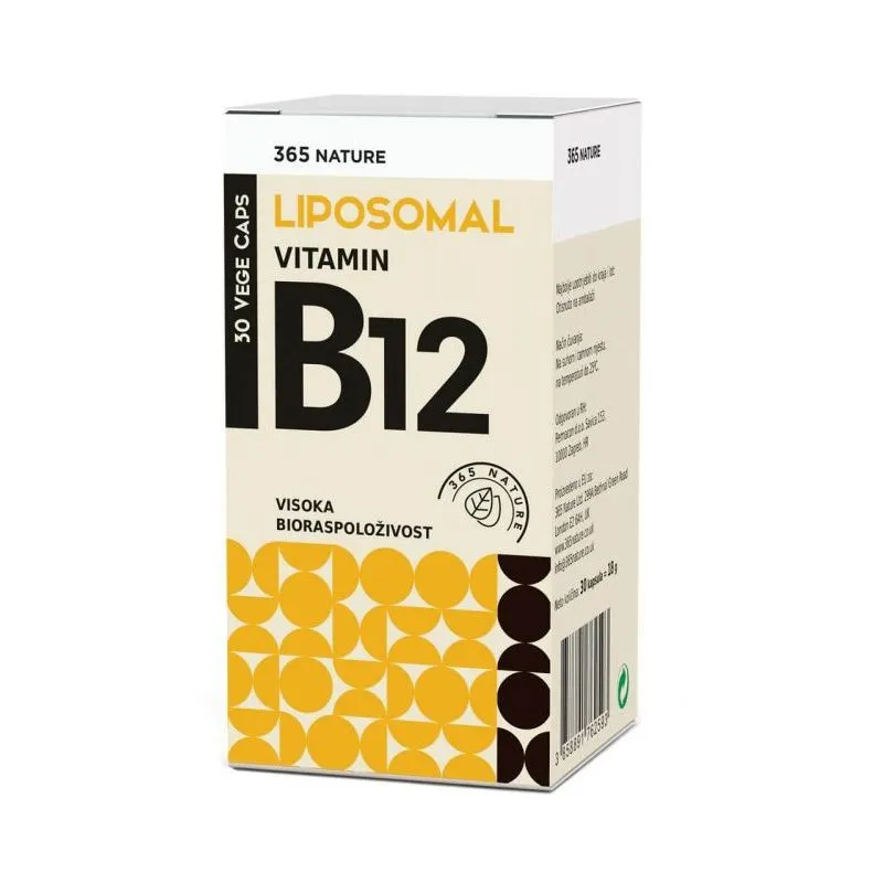 Liposomalni Vitamin B12 30 caps 365 Nature