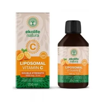 Liposomalni Vitamin C STRONG naranča 250 ml Ekolife Natura