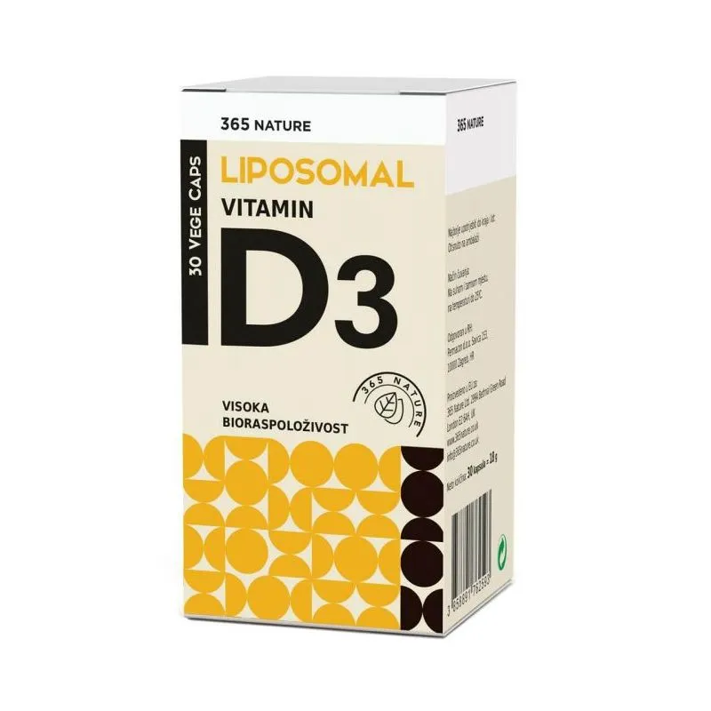 Liposomalni Vitamin D3 30 caps 365 Nature