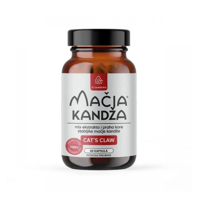 Mačja Kandža kapsule – Cat’s claw Bioandina