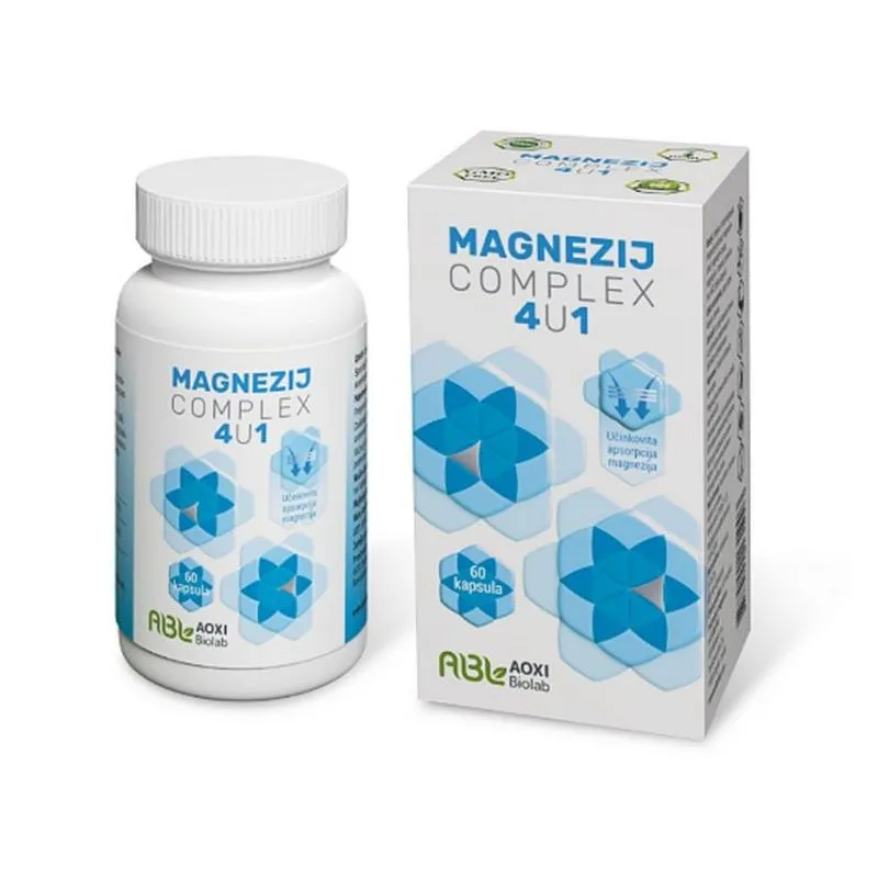 MAGNEZIJ COMPLEX 4u1 60 caps AOXI BIOLAB