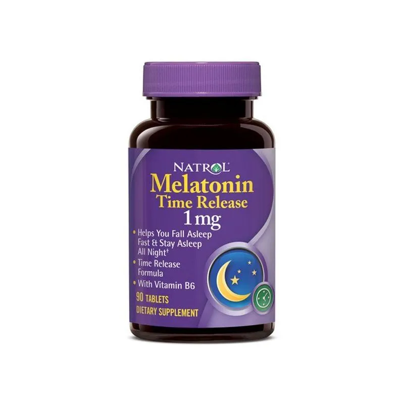 MELATONIN 1MG T/R BIPHASIC 90TBL NATROL