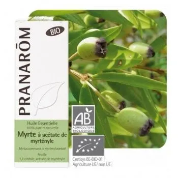 MIRTA MIRTENIL ACETAT BIO ETERIČNO ULJE 10ML PRANAROM