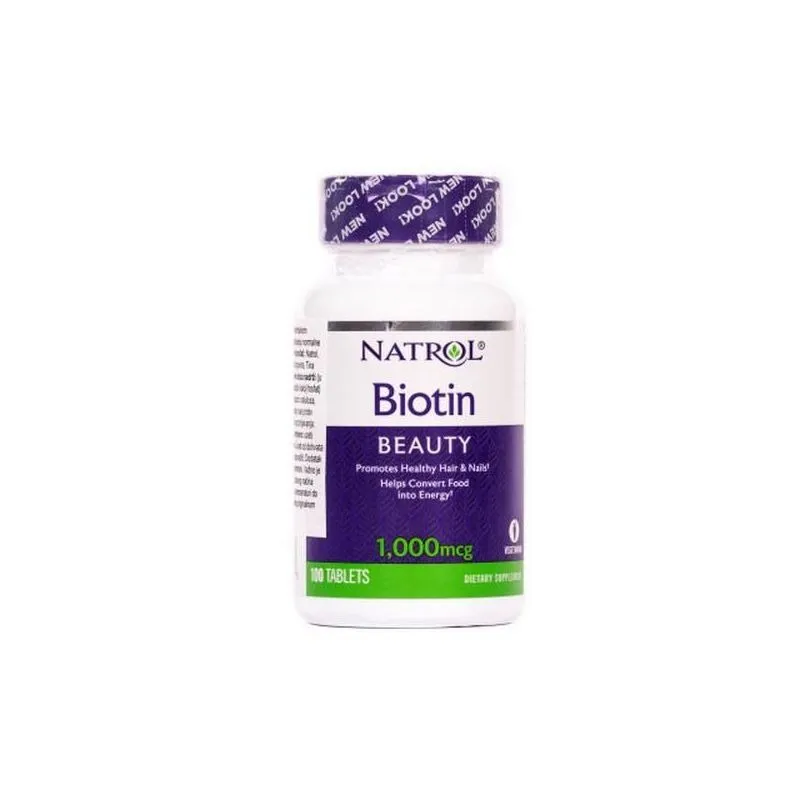 NATROL BIOTIN 1000MCG 100TBL