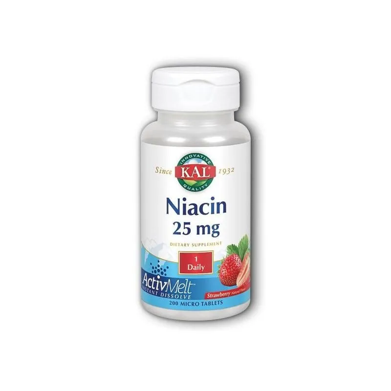 NIACIN (VITAMIN B3) 25MG KAL