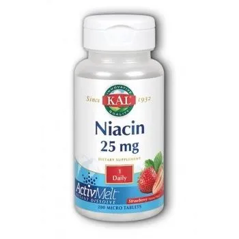 NIACIN (VITAMIN B3) 25MG KAL