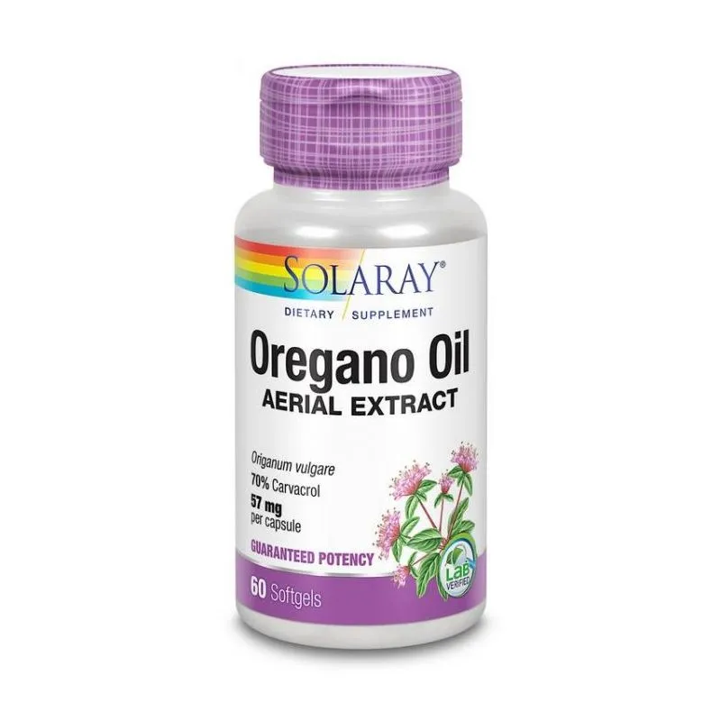 Oregano Oil (Origano ulje) 70% Carvacrol 60 caps Soraray