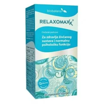 Relaxomaxx dodatak prehrani za prirodnu podr&scaron;ku kod stresa, napetosti i emocionalne ravnoteže &ndash; 60 kapsula