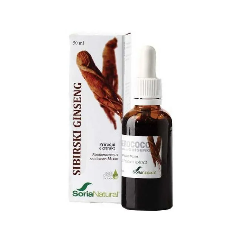 SIBIRSKI GINSENG EKSTRAKT KORIJENA KAPI 50ML SORIA NATURAL