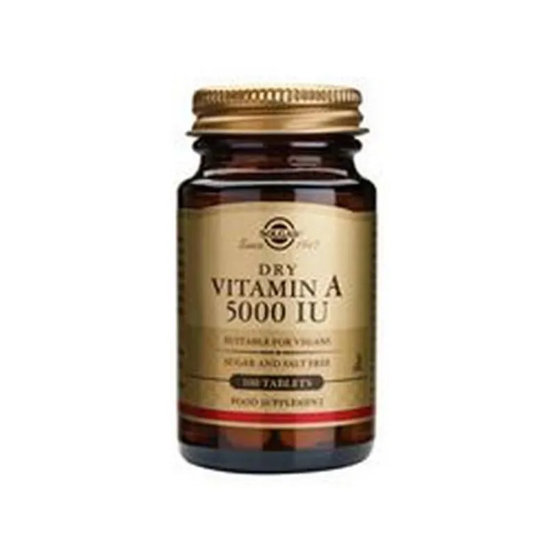 VITAMIN A 5000 IJ SOLGAR