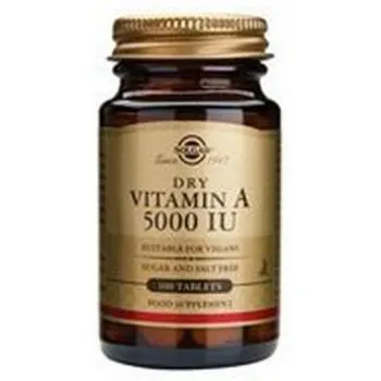 VITAMIN A 5000 IJ SOLGAR