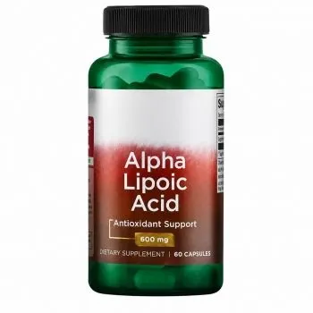 Swanson Alfa-lipoična kiselina 600 mg, dodatak prehrani, 60 veganskih kapsula