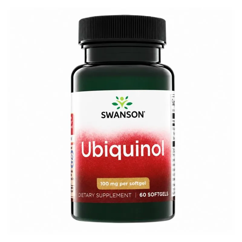 Swanson Ubiquinol Q10 100 mg &ndash; pakiranje od 60 mekih kapsula