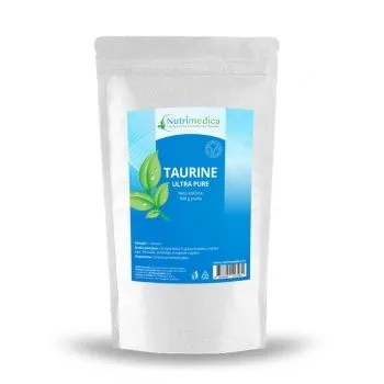 Taurine 500 g Nutrimedica &ndash; 100 % čisti taurin u prahu bez aditiva