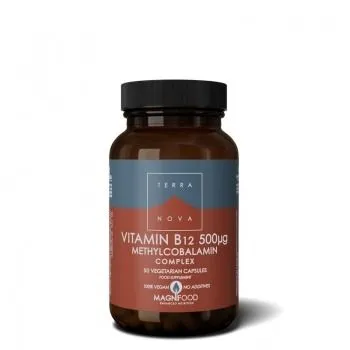 Vitamin B12 500 μg, metilkobalamin, kompleks 100 caps Terra Nova