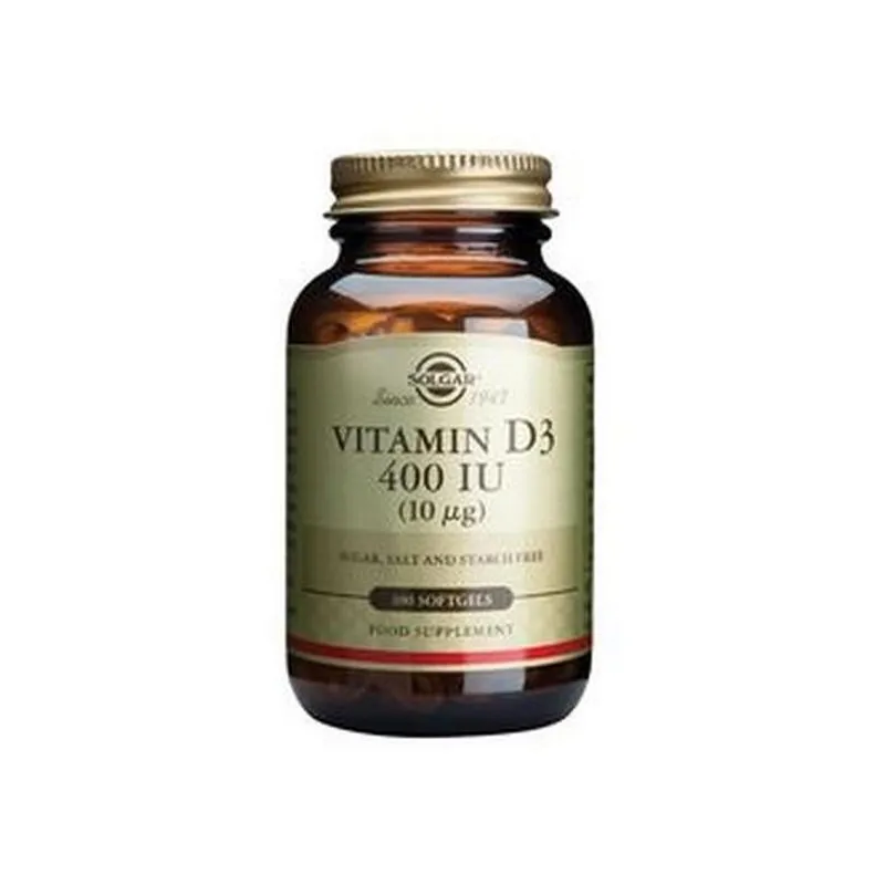 VITAMIN D3 10 MCG SOLGAR