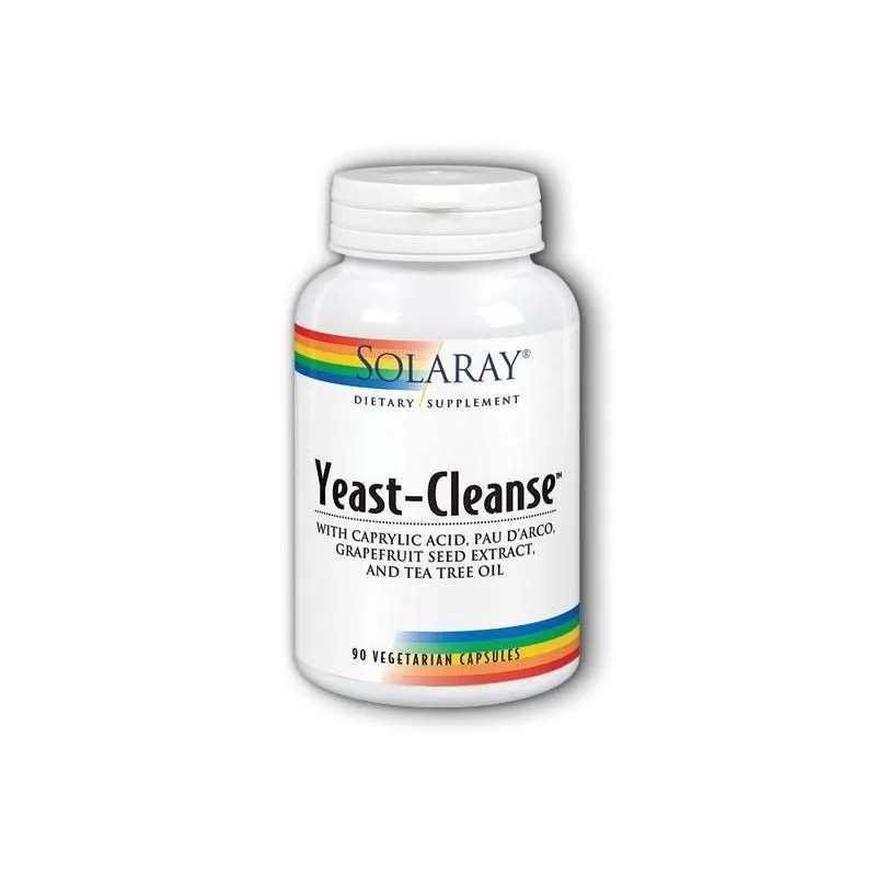 YEAST CLEANSE 90 CAPS SOLARAY